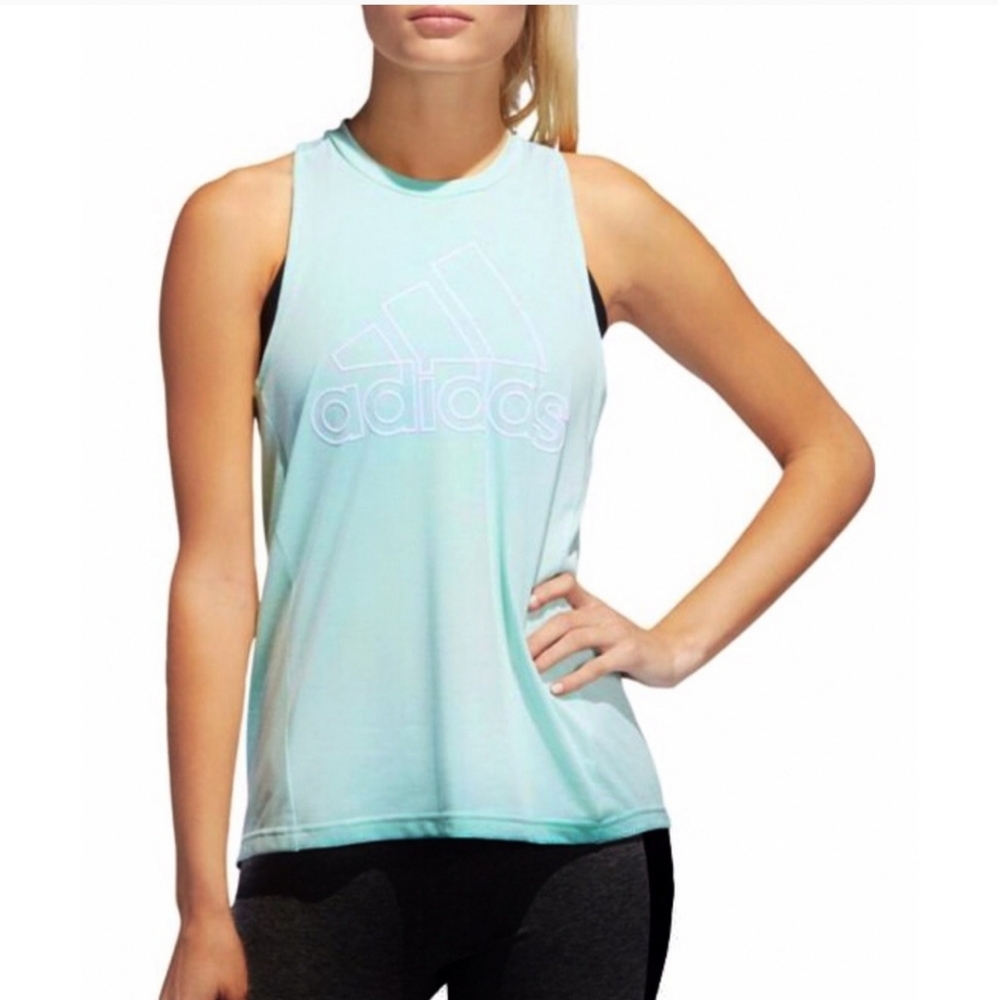 Mint green Adidas tank top